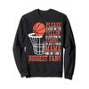 Basketball Mama Player Hoop Junkie Mothers Day Mom Sweatshirt view 1