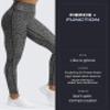 Aoxjox High Waisted Workout Leggings for Women Trinity Yoga Pants 26.5" (Blackness Dot Print, Small) view 3