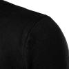 Kaxiya2021 Men's Knit Mock Turtleneck Pullover Long Sleeve Lightweight Thermal Sweaters Basic Slim Fit Cotton Base Layer Tops (Black,XX-Large) view 3