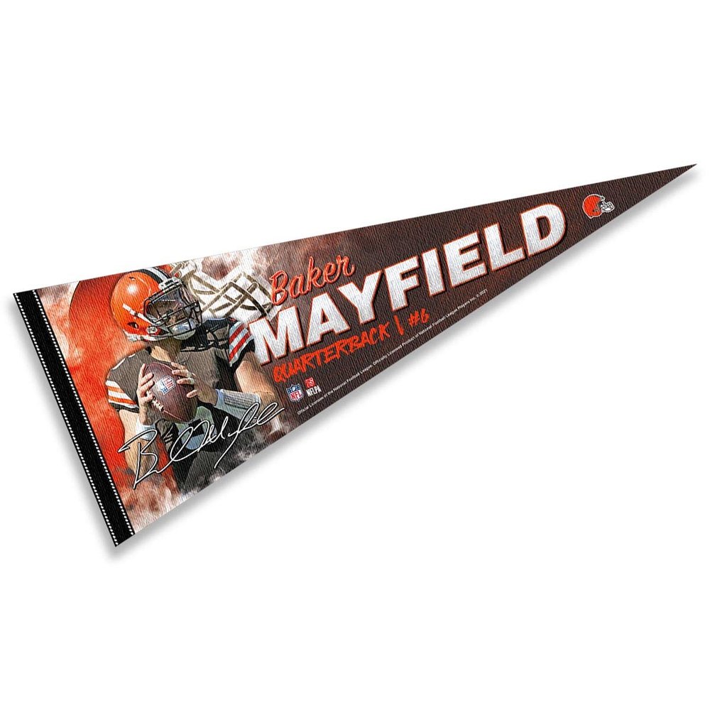 Cleveland Browns Mayfield Pennant Banner Flag