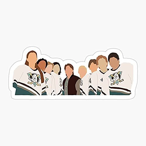 2 Ducks Emilio 3 Estevez Teen Jackson Hockey Mighty 90S Joshua Sticker Decal Vinyl - Peel and Stick to Any Smooth Surface