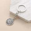 2Pcs Moon And Sun Key Ring Round Key Chains For Women Men Car Hanging Gifts view 2