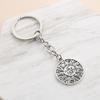 2Pcs Moon And Sun Key Ring Round Key Chains For Women Men Car Hanging Gifts view 3
