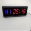 AZOOU Personal Tailor Interval Gym Timer Clock with Countdown countup Stopwatch for Interval & Tabata HIIT EMOM MMA Boxing Interval Training & so on, Blue & Red view 2