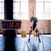 AZOOU Personal Tailor Interval Gym Timer Clock with Countdown countup Stopwatch for Interval & Tabata HIIT EMOM MMA Boxing Interval Training & so on, Blue & Red view 4