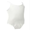 Fldy Kids Girls Ballet Dance Gymnastic Leotard Athletic Camisole Bodysuit Basic Spaghetti Strap Criss Cross Back Unitard White 7-8 Years view 3