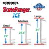 Karben Sports SkateRanger ICE Skater-Aid, Ice Skating Trainer - Small, White view 2