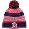 Icon Sports Soccer Team Beanie  Adult Official Football Club Knit Winter Warm Pom Cap Casual Hat for Men Women Unisex (Chivas/Logo Life, One Size) view 1