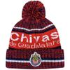 Icon Sports Soccer Team Beanie  Adult Official Football Club Knit Winter Warm Pom Cap Casual Hat for Men Women Unisex (Chivas/Identity, One Size) view 1