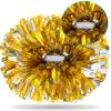 AOPANDA Cheerleading Pom Poms with Baton Handle for Team Spirit Sports Dance Cheering Kids Adults view 2