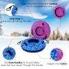 Rigma Snow Tube - Heavy Duty Snow Sleds | Hard Plastic Bottom, High Speed Tubes, Inflatable Snow Sled for Adults & Kids| (Flag) view 4