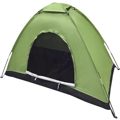 Sutekus Tent Camouflage Patterns Camping Tent Backpacking Tent for Camping Hiking Outdoor Equipment (Single - Green)