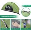 Sutekus Tent Camouflage Patterns Camping Tent Backpacking Tent for Camping Hiking Outdoor Equipment (Single - Green) view 3
