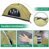 Sutekus Single Tent Camouflage Patterns Camping Tent Backpacking Tent for Camping Hiking Outdoor Equipment (Single - Khaki) view 4