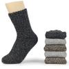 BomKinta Women Winter Solid Boots Socks Thick Warm Wool Socks Cozy Crew Socks for Women Christmas Gift view 2