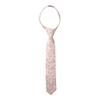 Spring Notion Boys' Cotton Floral Print Zipper Neckties in Trendy Colors, 60-Blush Pink Large view 1