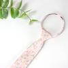 Spring Notion Boys' Cotton Floral Print Zipper Neckties in Trendy Colors, 60-Blush Pink Large view 2
