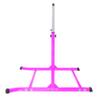 5 Ft Horizontal Bar Adjustable Kip Bars Pink Gymnastics Gymnastics Bar + 6 Ft x 4 Ft Tri-Fold Large Mat + 8 Ft Balance Beam, for Kids, Home, Girls, Monkey Beam, Balance Set Adjustable view 4