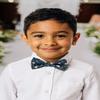 Spring Notion Boy's Cotton Floral Print Pre-tied Bow Tie, 57-Navy Medium view 3