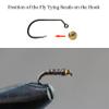 MUUNN 200pcs Tungsten Cyclops Beads for Fly Tying, Sink Deeper and Faster 5 Colors/13 Sizes Countersunk Tungsten Beads Fly Tying Beads Head Fly Tying Materials(Black Nickel,6.4mm) view 4