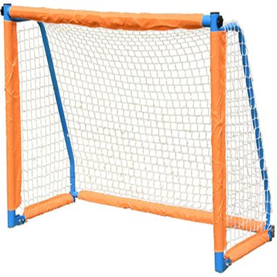 LSDRALOBBEB Mini Soccer Goal Portable Soccer Net Pop Up Goal Nets Indoor Children's Foldable Portable Soccer Goal Small Football Goal 1108(Color:Orange;Size:120x50x80cm)