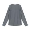 renvena Mens Regular Fit Long Sleeve Waffle Henley Shirt Lightweight Button T-Shirts Dark Gray XX-Large view 4
