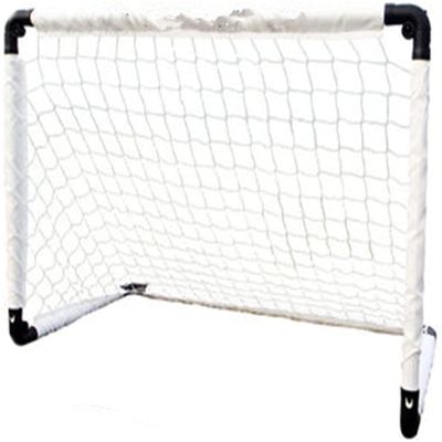 LSDRALOBBEB Mini Soccer Goal Portable Soccer Net Pop Up Goal Nets Folding Movable Portable Training Portable Soccer Goal Children's Football Goal 1108(Color:White;Size:90x60x60cm)
