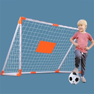 LSDRALOBBEB Mini Soccer Goal Portable Soccer Net Pop Up Goal Nets Home Indoor Simple Portable Removable Football Goal Training Children's Kindergarten Sports Door Frame 1108(Color:White;Size:125x70x7