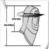 HYHMJ Balaclava Windproof Knit Ski Mask Hood Ski Neck Gaiter Winter Warm Motocycle Face Cover Hat for Mens,C view 2