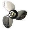 CAPTAIN Propeller fit Evinrude/Johnson Outboard Engine 90-140hp 15 Tooth Spline RH Steel Stainless (13 7/8x19) view 1