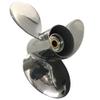 CAPTAIN Propeller fit Evinrude/Johnson Outboard Engine 90-140hp 15 Tooth Spline RH Steel Stainless (13 7/8x19) view 2