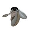 Captain Propeller 4 Blade Fit Evinrude Johnson Outboard Engine 15hp 20hp 25hp 30hp 35hp 14 Tooth Spline Steel Stainless (9.9x9) view 2