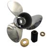 CAPTAIN Propeller Fit Evinrude/Johnson Outboard Engine 90-300 hp 15 Tooth Spline RH Steel Stainless (15x21) view 1