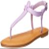 Amazon Essentials Women's Casual Thong Sandal with Ankle Strap, Lavender, 9 Wide view 1