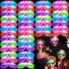SHQDD 46 Pack Light Up Glasses, Glow in the Dark Party Favors, 5 Neon Color Led Glasses, Shutter Shades Glow Stick Sunglasses, Neon Party Supplies for Kids Adults Birthday Wedding Glow Toys Party view 1