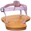 Amazon Essentials Women's Casual Thong Sandal with Ankle Strap, Lavender, 12.5 Wide view 3