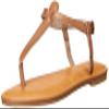 Amazon Essentials Women's Casual Thong Sandal with Ankle Strap, Mushroom Brown, 13 Wide view 1