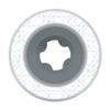 Clear Grey Ricta Crystal Cores 54mm 95a Wheels view 2