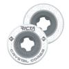 Clear Grey Ricta Crystal Cores 54mm 95a Wheels view 4