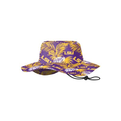 FOCO LSU Tigers NCAA Floral Boonie Hat