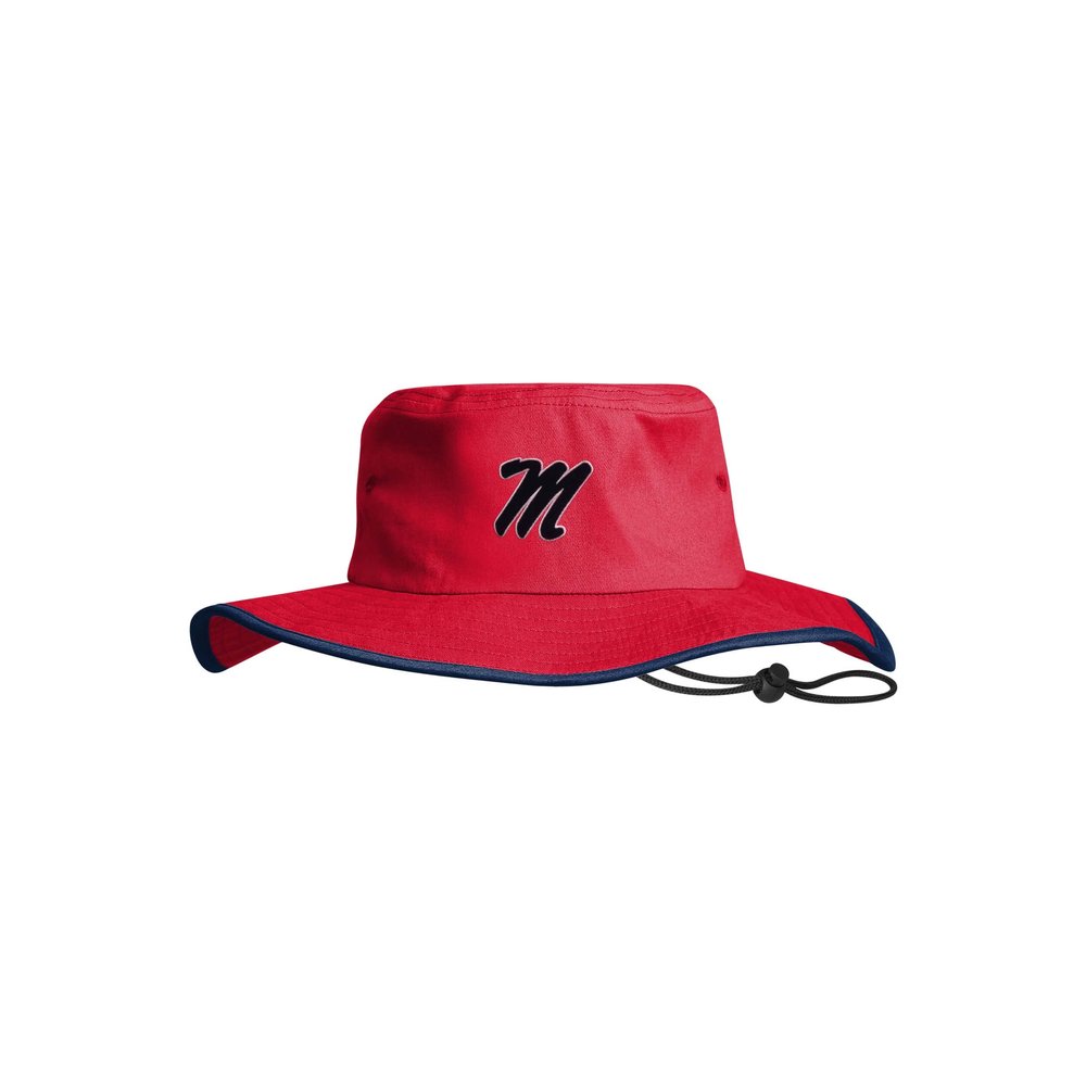FOCO Ole Miss Rebels NCAA Solid Boonie Hat