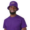 LSU Tigers NCAA Solid Bucket Hat view 2
