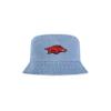 FOCO Arkansas Razorbacks NCAA Denim Bucket Hat view 1