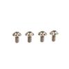 SILCA Titanium Water Bottle cage Screws | Set of 4 | Custom Wide Button Head T25 view 1