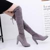 Bcshiye Women's Over The Knee Thigh High Chunky Heel Boots Long Stretch Sexy Long Boots Pointed Toe Stretch Knee Boots view 3
