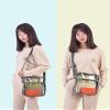 MAY TREE Clear Messenger Bag Stadium Approved Clear Bag Purse for Stadium Events Concert Sport Work (Grey) view 2