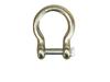 US STAINLESS Stainless Steel 316 Anchor Shackle with Square Head Pin 1/2" (12mm) Marine Grade view 1