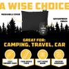 Wise Owl Outfitters Camping Pillow  Memory Foam Travel Pillow for Airplane Sleeping, Hiking, Backpacking & Outdoor Use - Small & Portable for Adults, Car, Camp & Tent view 2