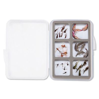 Ultra Thin Fly Box w/ 6 magnetic Compartments. (Small)