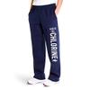 ChalkTalkSPORTS Fueled by Chlorine Sweatpants | Swimming Fleece Lined Sweatpants | Navy | Adult XX-Large view 3